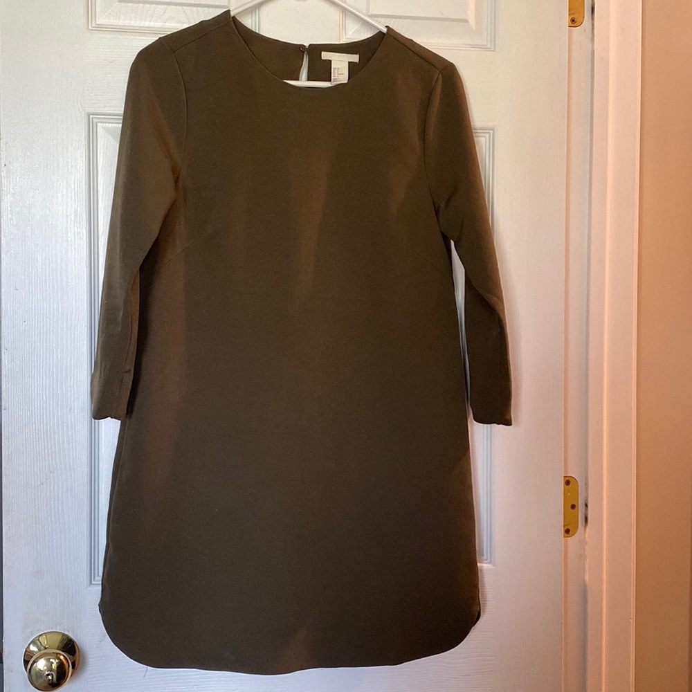H&M green Dresa